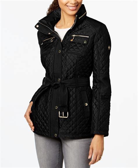 michael kors quilted jacket|michael kors anorak jacket women.